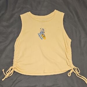 California Surfing  Yellow Tank Top